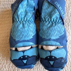 Dakine Blue Toddler Winter Mittens